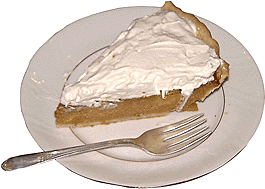 Pumpkin pie - that's the stuff!
