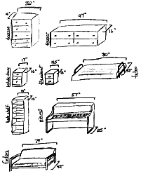 Measurements and pointless perspective drawings