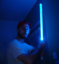 Kevin Freitas' rough 'n tumble light sabre