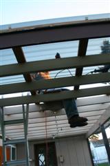 Me installing new porch roof