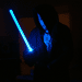 [image] My homemade LED light sabre in action on Halloween
